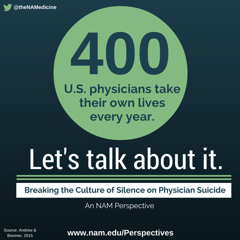 Breaking the Culture of Silence on Physician Suicide
